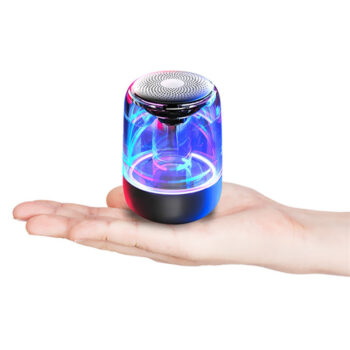 Portable Bluetooth Wireless Speaker with Color LED Light