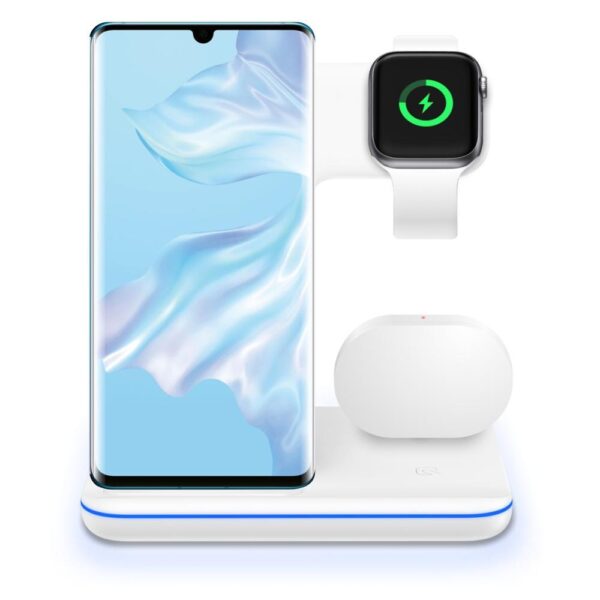 Compatible 3 In 1 Wireless Charger Stand