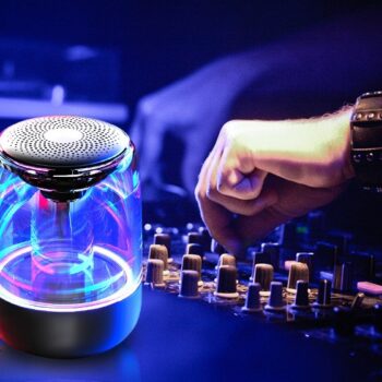 Portable Bluetooth Wireless Speaker with Color LED Light