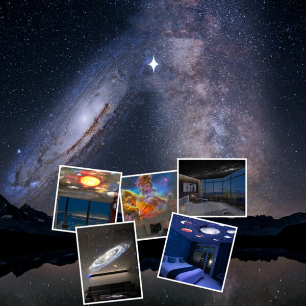 360 Night Light Galaxy Starry Sky Projector