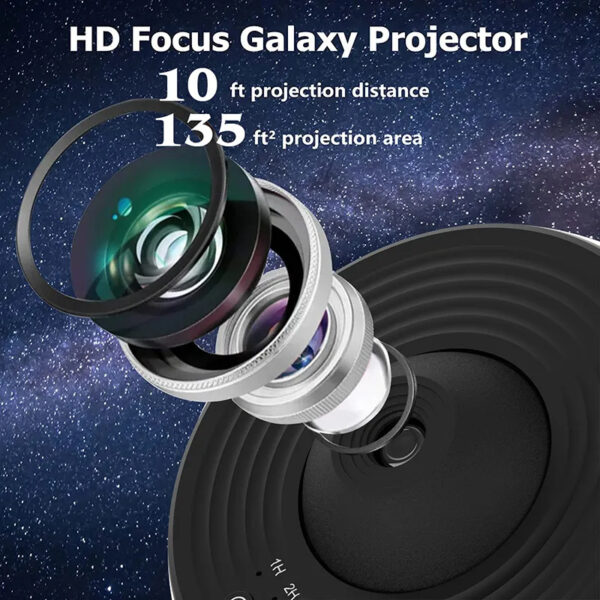 360 Night Light Galaxy Starry Sky Projector