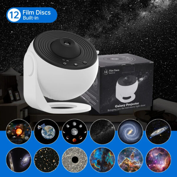 360 Night Light Galaxy Starry Sky Projector